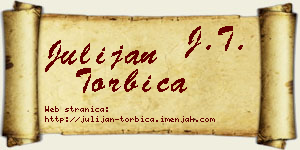 Julijan Torbica vizit kartica